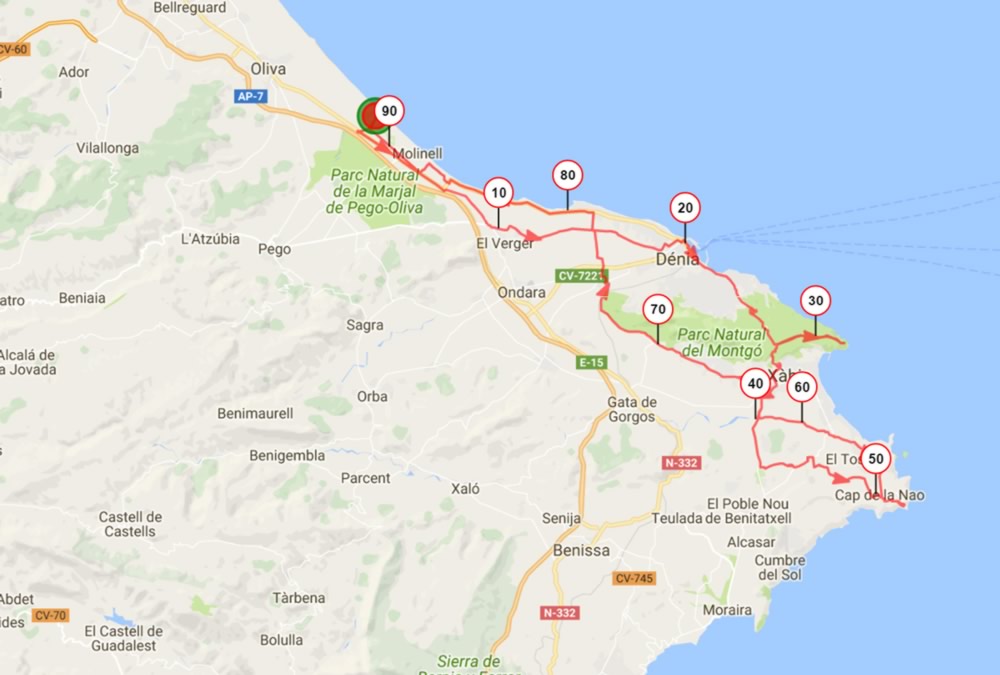 Tour del Montgo y Cabos