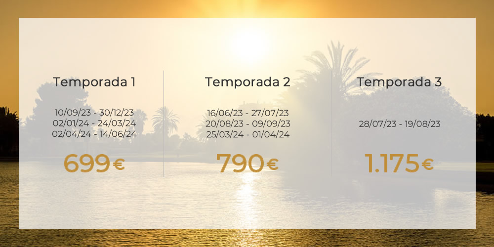 7 noches + 5 Green Fees